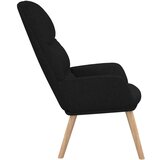  Stolica za opuštanje od tkanine crna | shoptok.hr