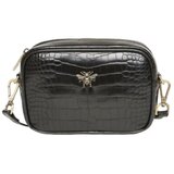 Fancy Metal Goods Ltd Alice Wheeler - Torba - Mini Mayfair, Black Croc, Cross body Cene