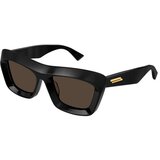Bottega Veneta BV1283S 001 ONE SIZE (53) Črna/Rjava Cene
