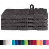  Krpice 4 pcs Antracitno siva 15 x 21 cm Pamuk | shoptok.hr
