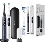 Oral-b zobna ščetka io series 8 mit 2. Handstück white alabaster/ black onyx | Shoptok.si
