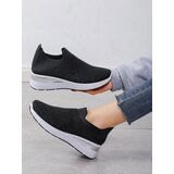 Resti Women's slip-on sneakers on a wedge with rhinestones Qelavise | Shoptok.si