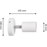  LED zidna reflektorska lampa TUNE 1xGU10/4,8W/230V bela | Eponuda.com