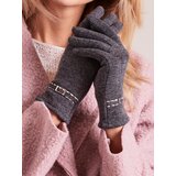 Wool Fashion Italia Gloves-AT-RK-6202-1.22-dark gray | Shoptok.si