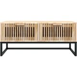  Klubska mizica 80x40x35 cm inženirski les in železo, (20712222) | Shoptok.si