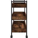  Kolica boja hrasta 50 x 30 x 70 cm konstruirano drvo | shoptok.hr