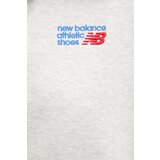 New Balance Bombažen pulover ženski, siva barva, WT51513AHH | Shoptok.si