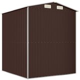  Vrtno spremište tamnosmeđe 192x191x223 cm pocinčani čelik | shoptok.hr