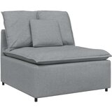  Modularna sofa s jastucima, tkanina, svijetlo siva | Shoptok.si