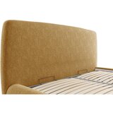 MID.YOU OBLAZINJENA POSTELJA 140 cm x 200 cm , les, tekstil, leseni material rumena | Shoptok.si
