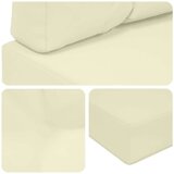  Zunanja blazina za kavč 2 pcs krema Poliester, (5000202525) | Shoptok.si