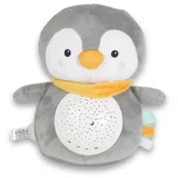 Noćna lampa i projektor sa belom bukom snuggly penguin ( CAN1107 )