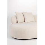 White Label Kremno bela sedežna garnitura 185 cm Noxx – | Shoptok.si