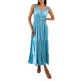 Gemre Blue dress with ruching Atiye | Shoptok.si