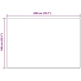  Tepih od umjetne ovčje kože TAFALLA Antracit 140 x 200 cm | shoptok.hr