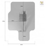 Fungoo Toranj FORTRESS sivo-bijeli - drveno dječje igralište | shoptok.hr
