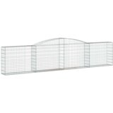 Lučne gabionske košare 15 kom 400x30x80/100cm pocinčano željezo | shoptok.hr