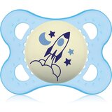 Mam Night Silicone Pacifier 0m+ Rocket duda 1 kos za otroke Cene