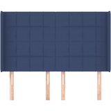  Uzglavlje s ušima plavo 147x16x118/128 cm od tkanine | Eponuda.com