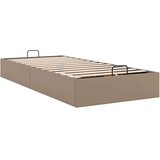  Okvir kreveta bez madraca cappuccina 90x190 cm od umjetne kože | shoptok.hr