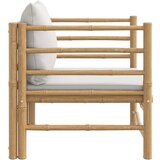  Sofa od bambusa sa svjetlosivim jastucima | shoptok.hr