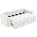 Makamii Bijela sklopiva sofa od bouclé tkanine 255 cm Milu – | shoptok.hr