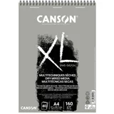 Skicirka spirala XL Sand Grain A4 160 g sivi toni, 40 listna, (22005459)