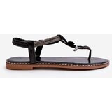 EVENTO Women's Flat Sandals With Decorative Flower Silver Edoni | ePonuda.com