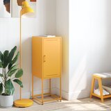  Visoka komoda boja senfa 36 x 39 x 107 cm čelična | Eponuda.com