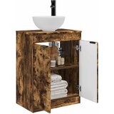  Kupaonski umivaonik s sudoperom Dimljeni hrast 54 x 35 x 83 cm | shoptok.hr
