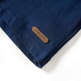 vidaXL Otroška majica z dolgimi rokavi mornarsko modra 128 | Shoptok.si