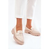 Boto Ladies Moccasins Eco Leather With Rhinestones Beige Wilamla Cijene