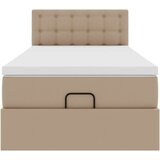  Otomanski krevet s madracem cappuccina 80x200cm umjetna koža | shoptok.hr