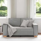 vidaXL Dvosjed Sofa Oblačno Siva 120 cm Tkanina | shoptok.hr