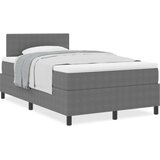  Krevet s oprugom s madracem Siva 120x200 cm Tkanina od kordura | shoptok.hr