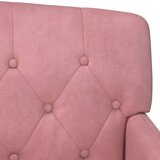  Ljubavni kauč s gumbima Ružičasta 111 x 65 x 79 cm Baršun | Eponuda.com