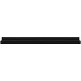  Zidne police 4 kom crne 60 x 9 x 3 cm | shoptok.hr