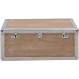  Škatla za shranjevanje trden les jelke 91x52x40 cm rjava | Shoptok.si