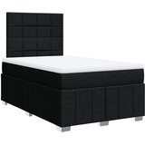 Krevet box spring s madracem crni 120 x 190 cm od tkanine | shoptok.hr