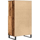 vidaXL Visoka omara starinski les 60x36x110 cm inženirski les | Shoptok.si