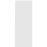 vidaXL Knjižna omara zložljiva bela 30x30x80 cm inženirski les | Shoptok.si