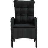  9-dijelni vrtni blagovaonski set s jastucima crni | shoptok.hr