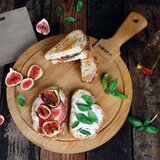 Boska Deska za rezanje okrogla z ročajem 42x30x5cm / les, (20455055) | Shoptok.si