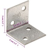  Kutni nosači 150 kom 2 mm 30 x 25 x 30 mm od pocinčanog čelika | shoptok.hr