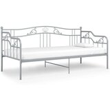  Posteljni okvir siv kovinski 90x200 cm, (20643218) | Shoptok.si