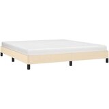  Posteljni okvir krem 180x200 cm blago, (20794698) | Shoptok.si