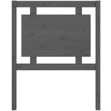  Posteljno vzglavje sivo 80,5x4x100 cm trdna borovina, (20643938) | Shoptok.si