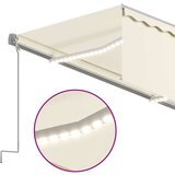  Automatska tenda s roletom i senzorom LED 3 x 2 5 m krem | shoptok.hr