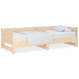  Izvlečna dnevna postelja trdna borovina 2x(90x190) cm, (20606028) | Shoptok.si