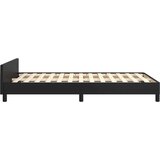  Okvir za krevet s uzglavljem crni 120 x 200 cm od umjetne kože | shoptok.hr